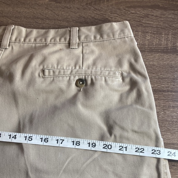 Vintage Mens Roundtree & Yorke Pleated Tan Shorts Pre Owned Size 38 - Picture 10 of 10